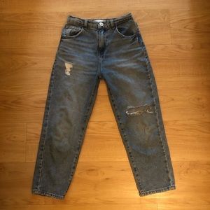 Girls Zara mom jeans